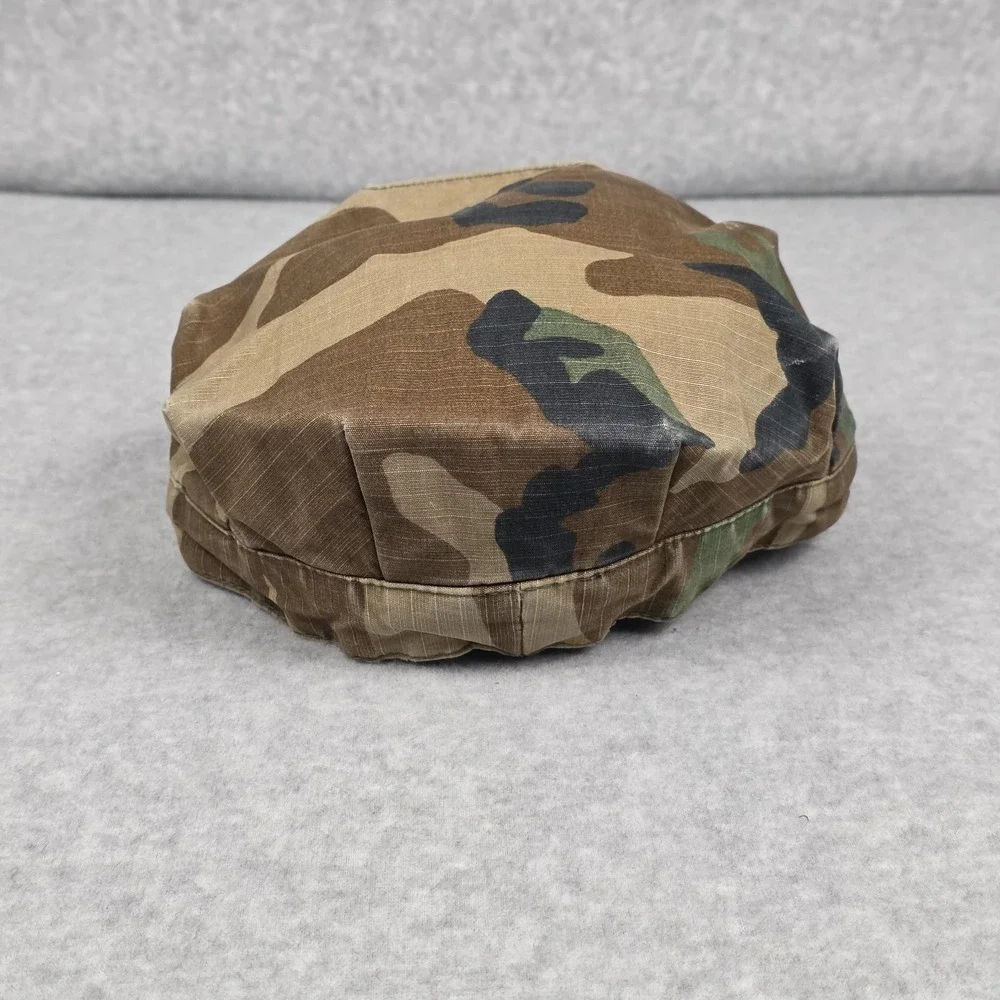 Military Army Woodland Camo Hat Cap Fitted Mens‎ Green Brown Patrol Ripstop